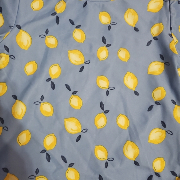 NWT Carter's Toddler Girl's Lemon Print Long Sleeve Swim Rashguard 3T - Picture 5 of 5